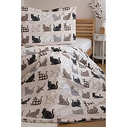 Jerry Fabrics Bavlnené obliečky Mačky, 140 x 200 cm, 70 x 90 cm