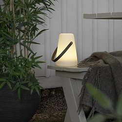 Biely LED lampáš Star Trading Linterna, výška 29 cm