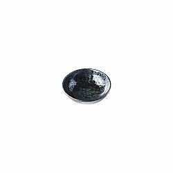 Čierno-sivá keramická plytká miska MIJ Pearl, ø 13 cm