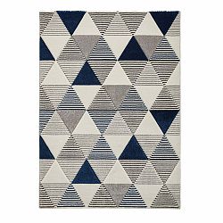 Fialovo-sivý koberec Think Rugs Brooklyn Geo, 120 x 170 cm