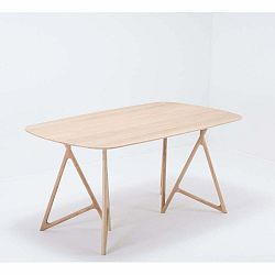 Jedálenský stôl z masívneho dubového dreva Gazzda Koza, 220 × 90 cm