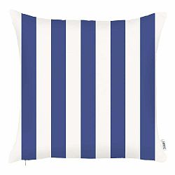 Modrá obliečka na vankúš Mike & Co. NEW YORK Sail Stripes, 43 x 43 cm