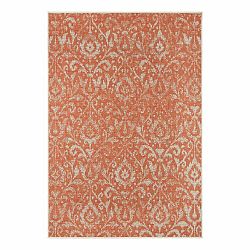 Oranžovo-béžový vonkajší koberec NORTHRUGS Hatta, 140 x 200 cm