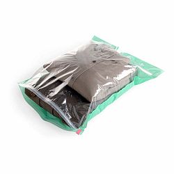 Sada 4 zrolovateľných vakuových úložných obalov na oblečenie Compactor Roll Up Vacuum Bags, 50 x 35 cm