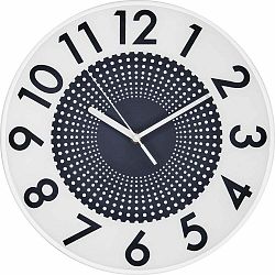 Sivé nástenné hodiny Postershop Infinity, ø 30 cm