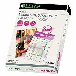 Súprava 100 laminovacích fólií Leitz, A6, 125 mic