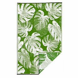 Zelený obojstranný vonkajší koberec z recyklovaného plastu Fab Hab Panama Green, 120 x 180 cm