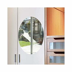 Zrkadlová adhezívna samolepka Ambiance Oval, 42 × 27 cm