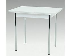 Jedálenský stôl Bonn I 90x65 cm, biely%